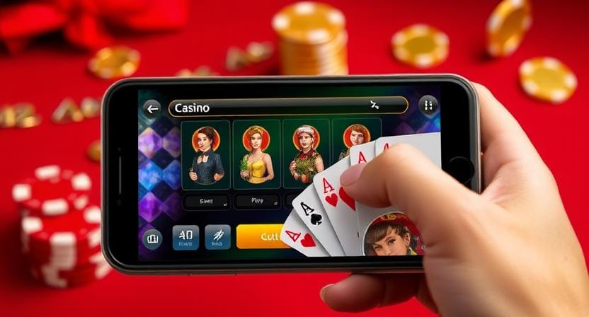 CBAJII mobile casino app interface